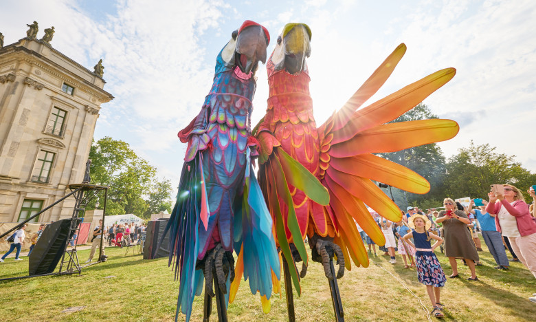 Kleines Fest im großen Park