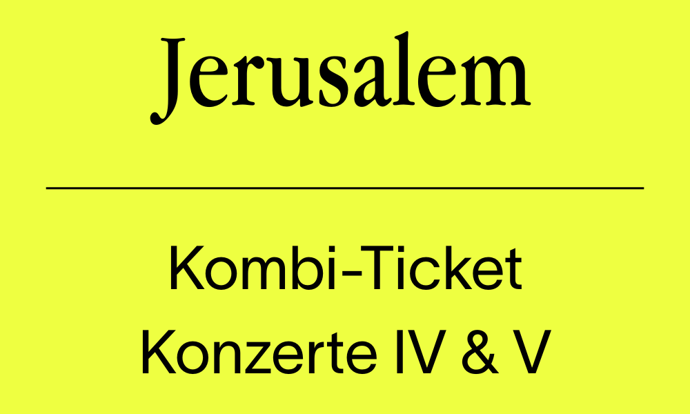 Mizmorim Kombi-Ticket 2026